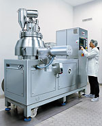 Glatt vertical granulator with  EcoView control system